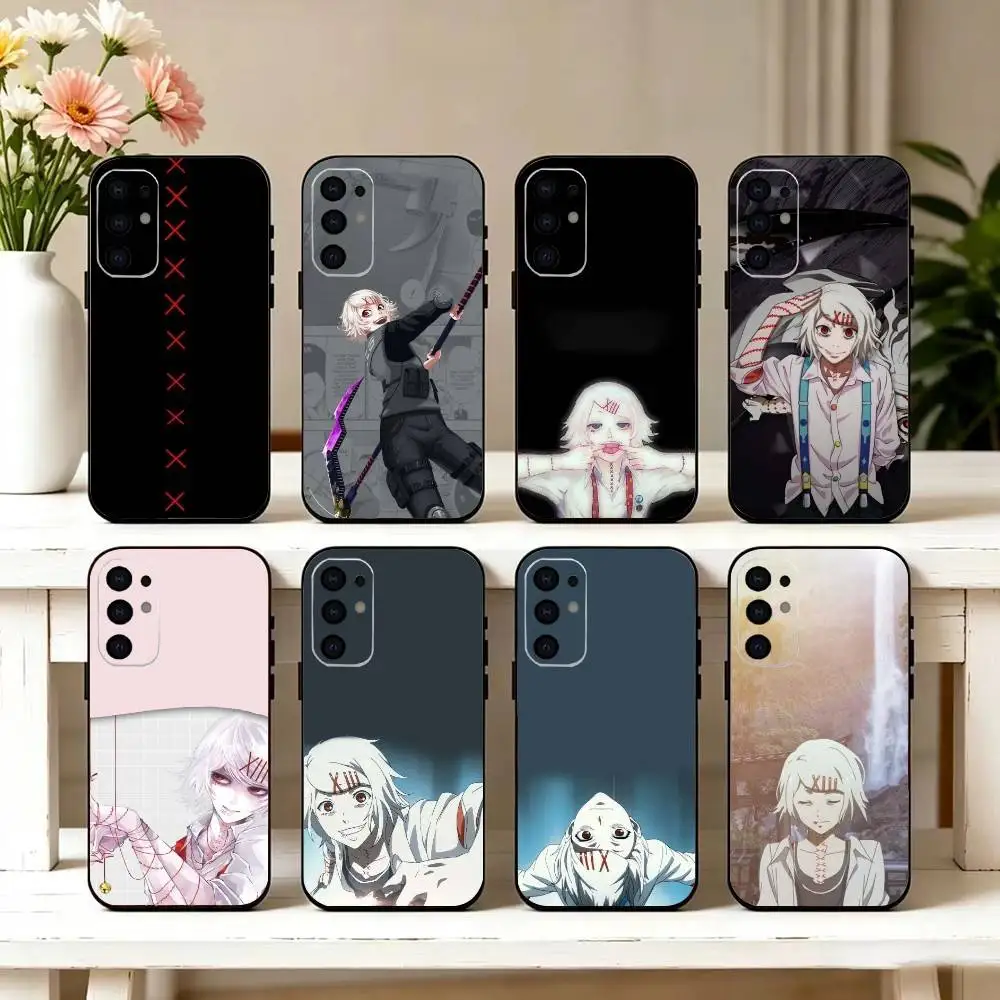 A-Anime T-Tokyo Ghoul S-Suzuya Juuzou Phone Case For Samsung S25,S24,S21,S22,S23,S30,Ultra,S20,Plus,Fe,Lite,Note,10,Black Cover