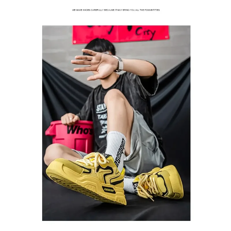 

Мужская повседневная одежда с низким берцем, дышащая, Me Thi Bot, удлиняющая доска для отдыха, Yellow Dad, модная летняя одежда Oes