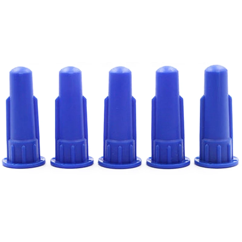 Cylindrical Cone For Cartridge Caulking Spare Part Nozzle Spray Tip For Silicon Sealant Dispenser Syringe Accessory 10Pcs