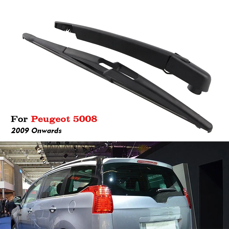 BEMOST Auto Car Rear Windshield Wiper Arm Blades Rubber For Peugeot 5008 295MM 2009 2010 2011 2012 2013 2014 2015 2016 2017 2018