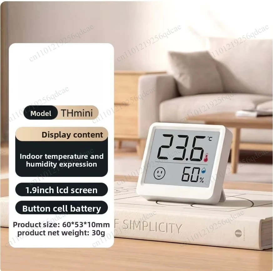 Smart Desktop Temperature and Humidity Clock Electric Digital Home Temperature and Humidity Meter Smart Fun Reminder