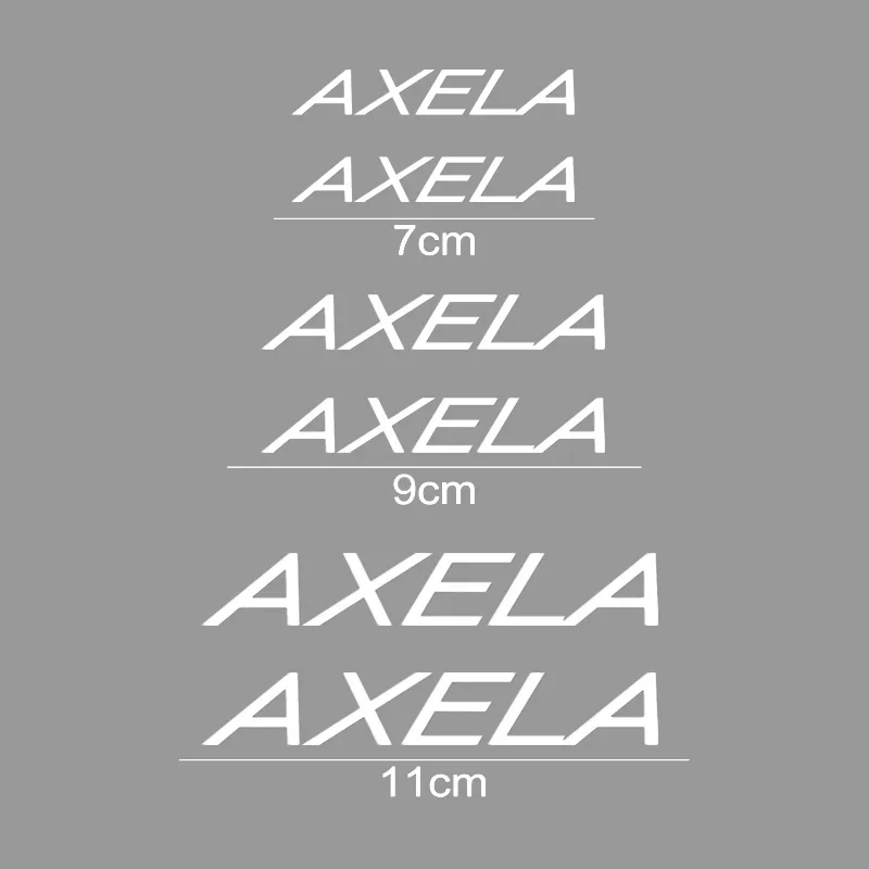 Car Modified Caliper Cover Sticker Waterproof Vinyl Decal for Mazda 3 AXELA Logo 2026 2025 2024 2023 2022 2021 Decoration