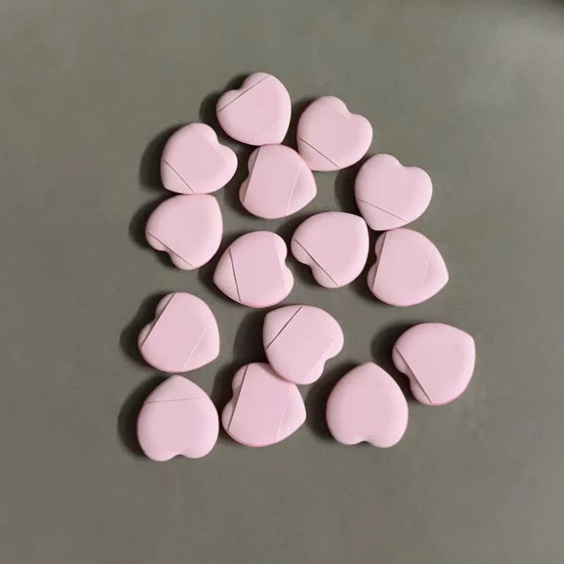 15PCS Mini Fingertip Thumb Puff Makeup Sponge Set Latex-Free Mixed Sponge for Liquid Foundation Concealer for All Skin Types