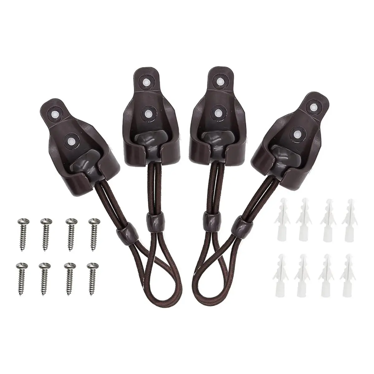 Sun Shading Bungee Kit & End Cover for Outdoor Blinds Sunshade Component ABS