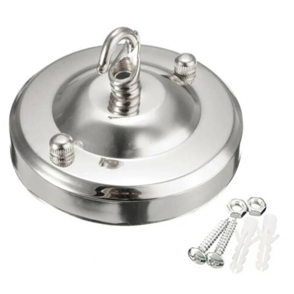 Pieza de lámpara de techo, soporte de placa, gancho de ajuste, reemplazo de placa colgante para sala de estar, rosa, 10,5x6cm, candelabro de cafetería