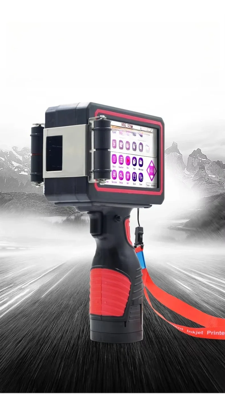 TYD Automatic Touch Screen Handheld TIJ Portable New Design Portable Inkjet Printer Coding Machine