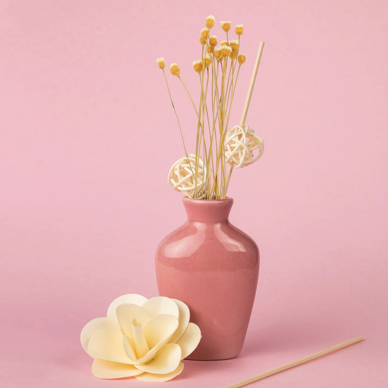 

20Pcs Flower Aroma Diffuser Sticks Essential Oil Diffusers Scented Room Decor Elegant Fragrance Tools Diffuser Sticks