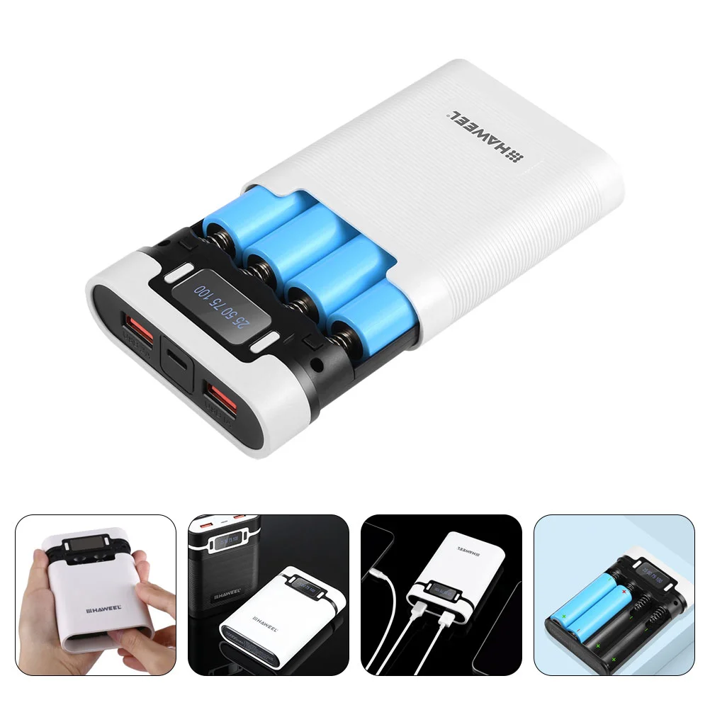 

Case For Rechargeable 4-slot Mobile Bank Case 18650 power bank 18650 case