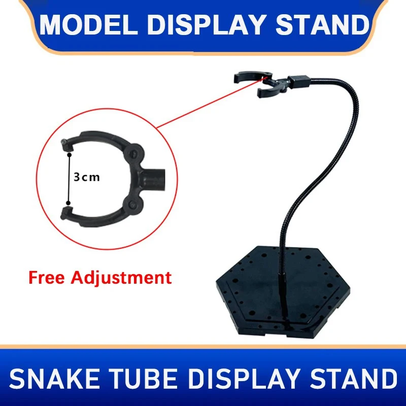 Snake Tube Bracket Action Figure Base Display Stand Bracket For Figure Animation Cinema Game Model Toy Bracket Accessories