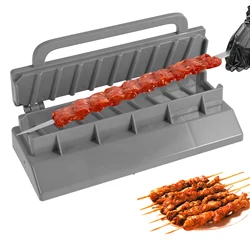 Kebab Maker, Easy Kebab Maker Press Machine, Barbecue Skewer Maker, Grill Reusable Manual BBQ Kebab Mould Utensils