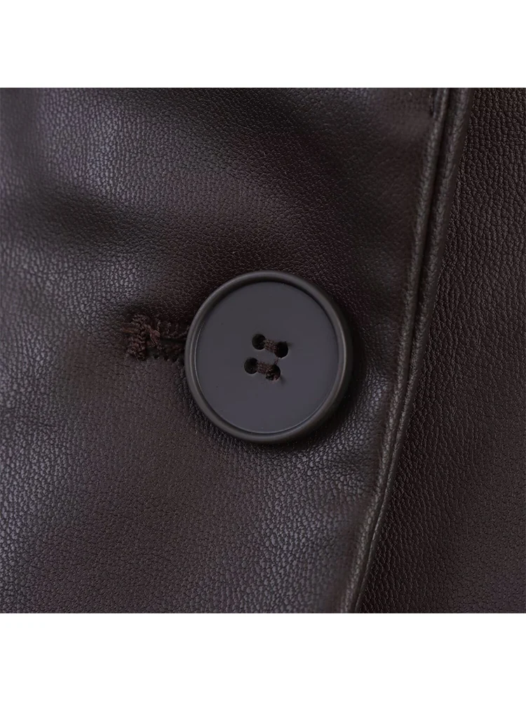 秋の新作 レディース カジュアル フェイクレザー ブレザー ジャケット 無地 長袖 シングルブレスト PUジャケット 高級感 ファッション ゆったり