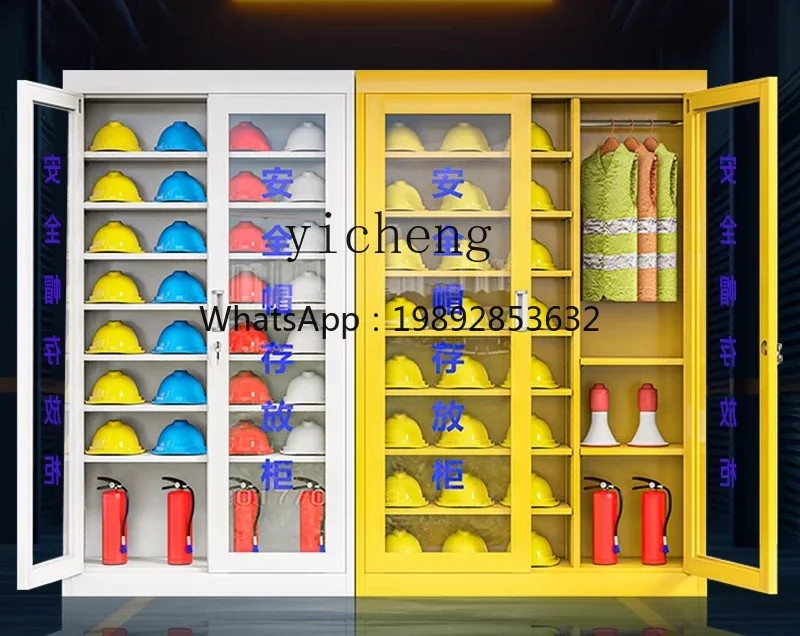 GZ4-9 helmet storage cabinet workshop helmet storage cabinet construction site safety helmet storage cabinet