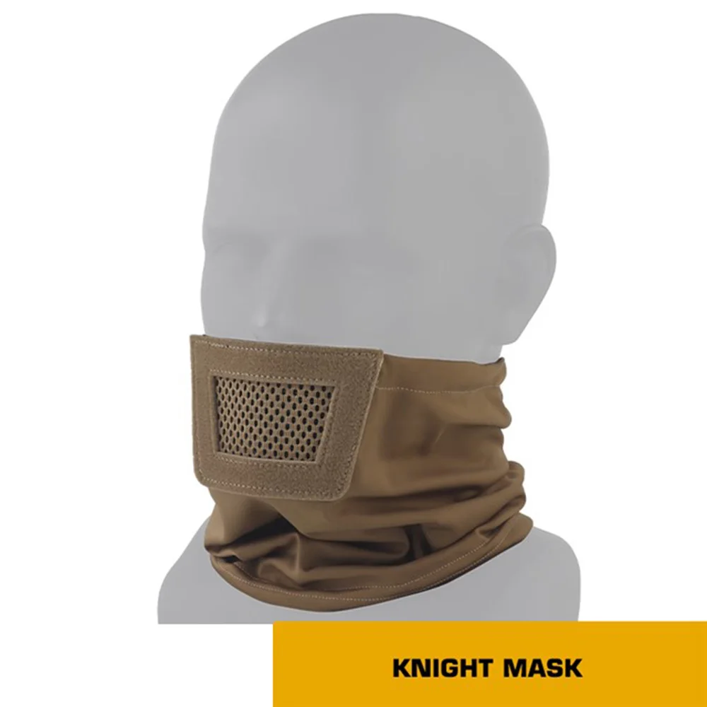 Outdoor Multifunctional Knight Mask Tactical Riding Half Face Breathable Face Protection Mask