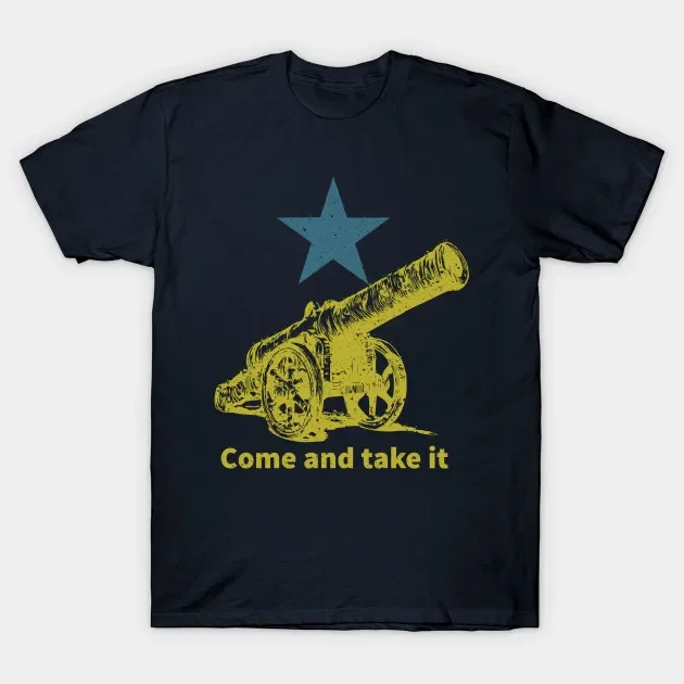Come and Take It Second Amendment T-Shirt 100% Cotton O-Neck Summer Short Sleeve Casual Mens T-shirt Size S-3XL