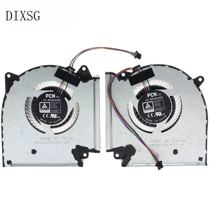 Ltop CPU & GPU Cooling Fan for  ROG Sx G15 Adv Edition G513QY G713QY FR8 A FR9J DFSCL12E16486T