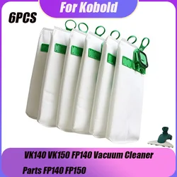 1pc or 6pcs Replacement Dust Bag Box Package Vorwerk Kobold VK140 VK150 FP140 Vacuum Cleaner Parts FP140 FP150