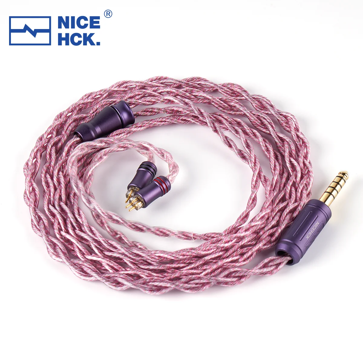 NiceHCK 5Asakura Earphone Wire High-end Conductors 5 Materials Mixed Earbud Audio Wire MMCX/2Pin for NEKO S12 Pro Pilgrim