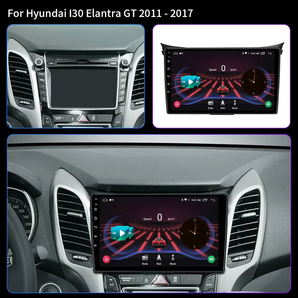 Car Radio For Hyundai i30 Grand Elantra Grant 2011 2012 2013 2014 2015 2016 2017 Android 13 Multimidia Video Player Navi Carplay