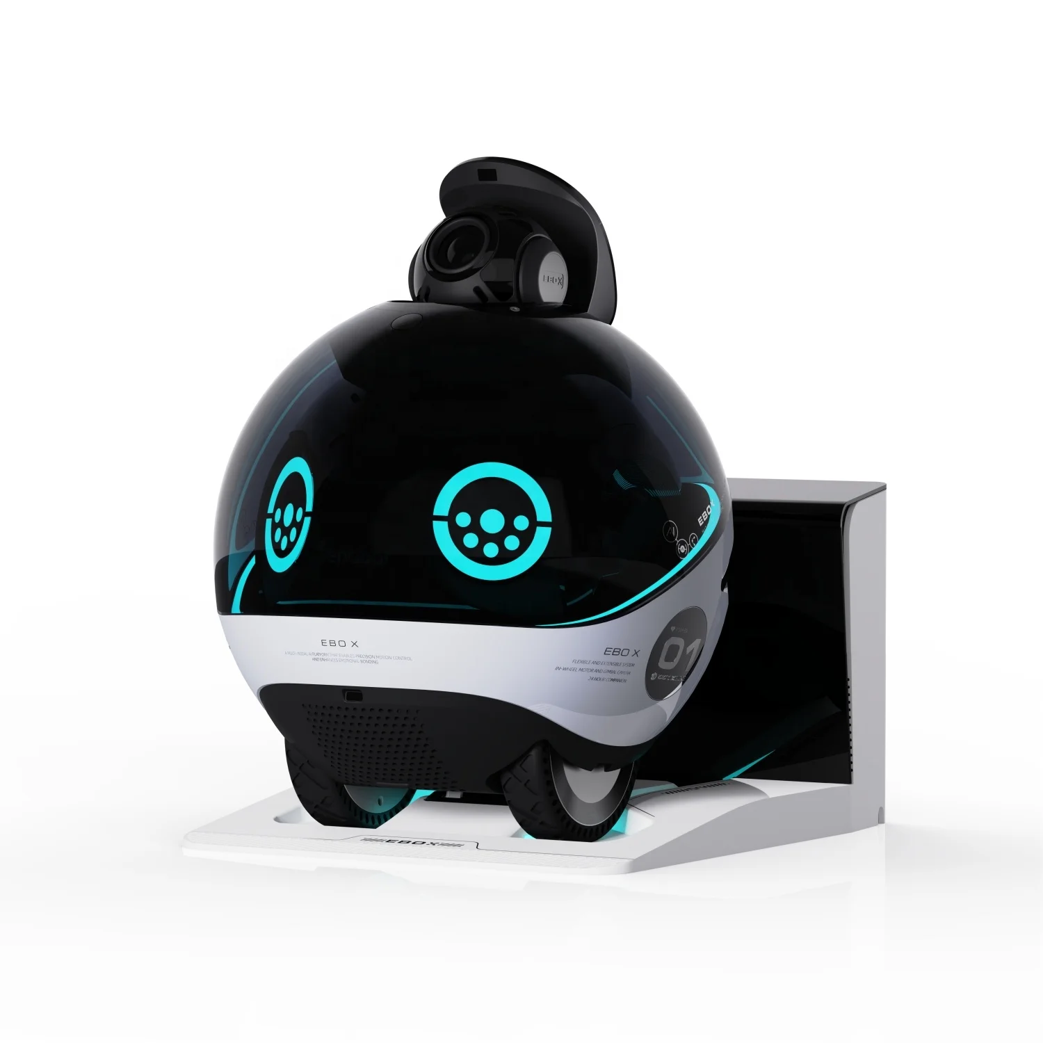 New Enabot Ebo X Smart Family Robot HD Real-time Interaction