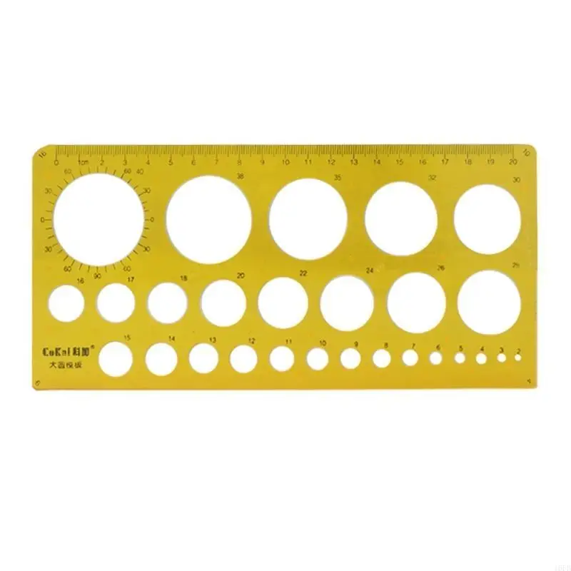 

Geometric Drawing Template Drafting Stencil Measuring Tool Plastic Ruler for Architecture Office Study Design Building