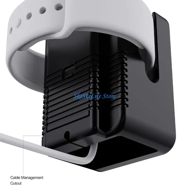 E65E Smartwatch Charging Dock Holder Watch Holder Desk Stand with Silicone Shell