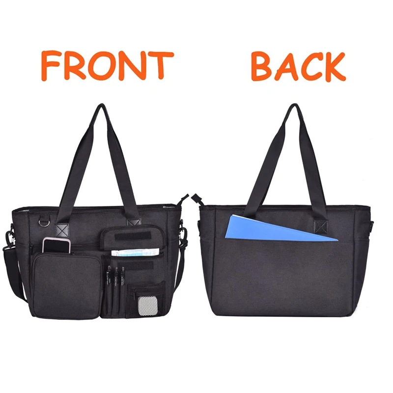 حقيبة حمل ممرضة للعمل - حقيبة مدرسية سريرية مع جيوب متعددة، JAS