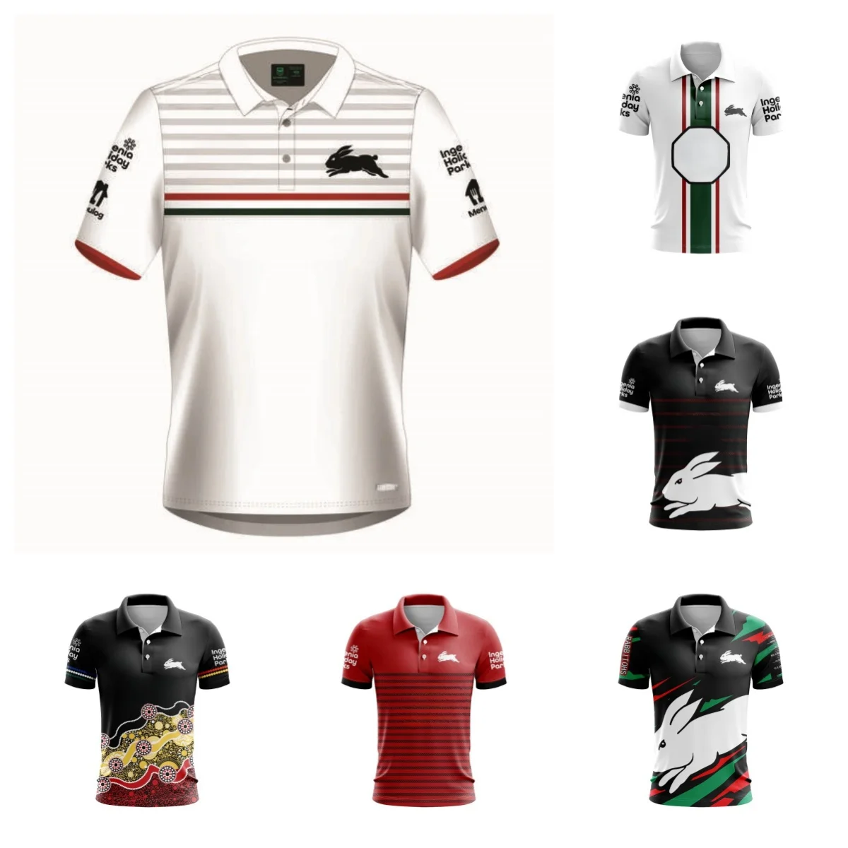 South Sydney Rabbitohs 2024 Home Polo Shirt