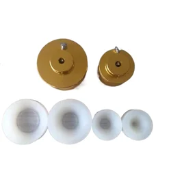 1set Gold-plated aluminum capping head silicone pad for capping machine accessories