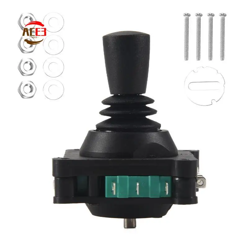 AEE3-Joystick Switch AC 240V 5A 4NO 4NC Momentary 2.5Mm Fixing Thread Joystick Switch