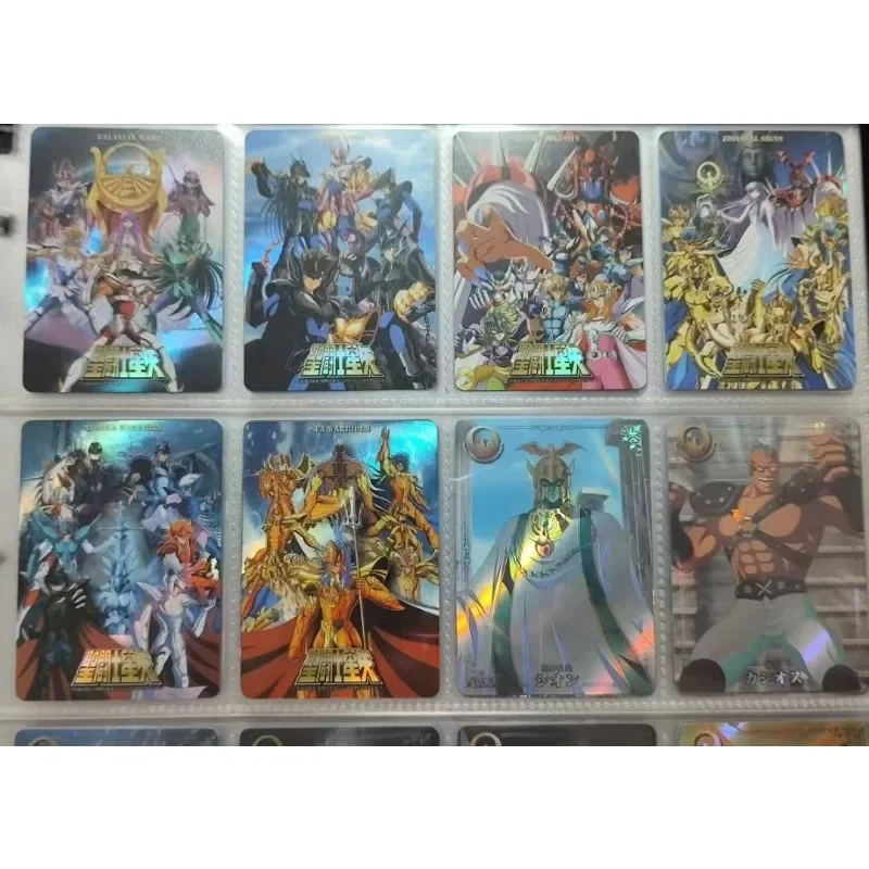 141pcs/set Saint Seiya Popular Anime Surrounding DIY Characters Gold Saint Seiya Shiryu Card Boy Toy Gift