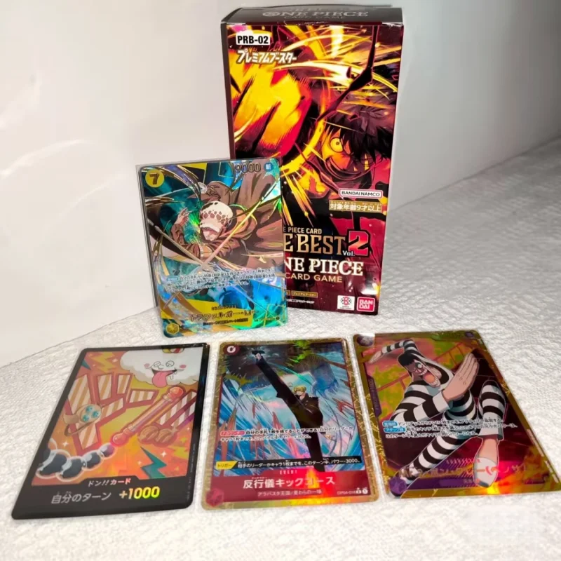 100% Original Anime Booster Box One Piece Prb01 Prb02 Japanese Version Awakening Of The New Era Tcg Collection Card Gift