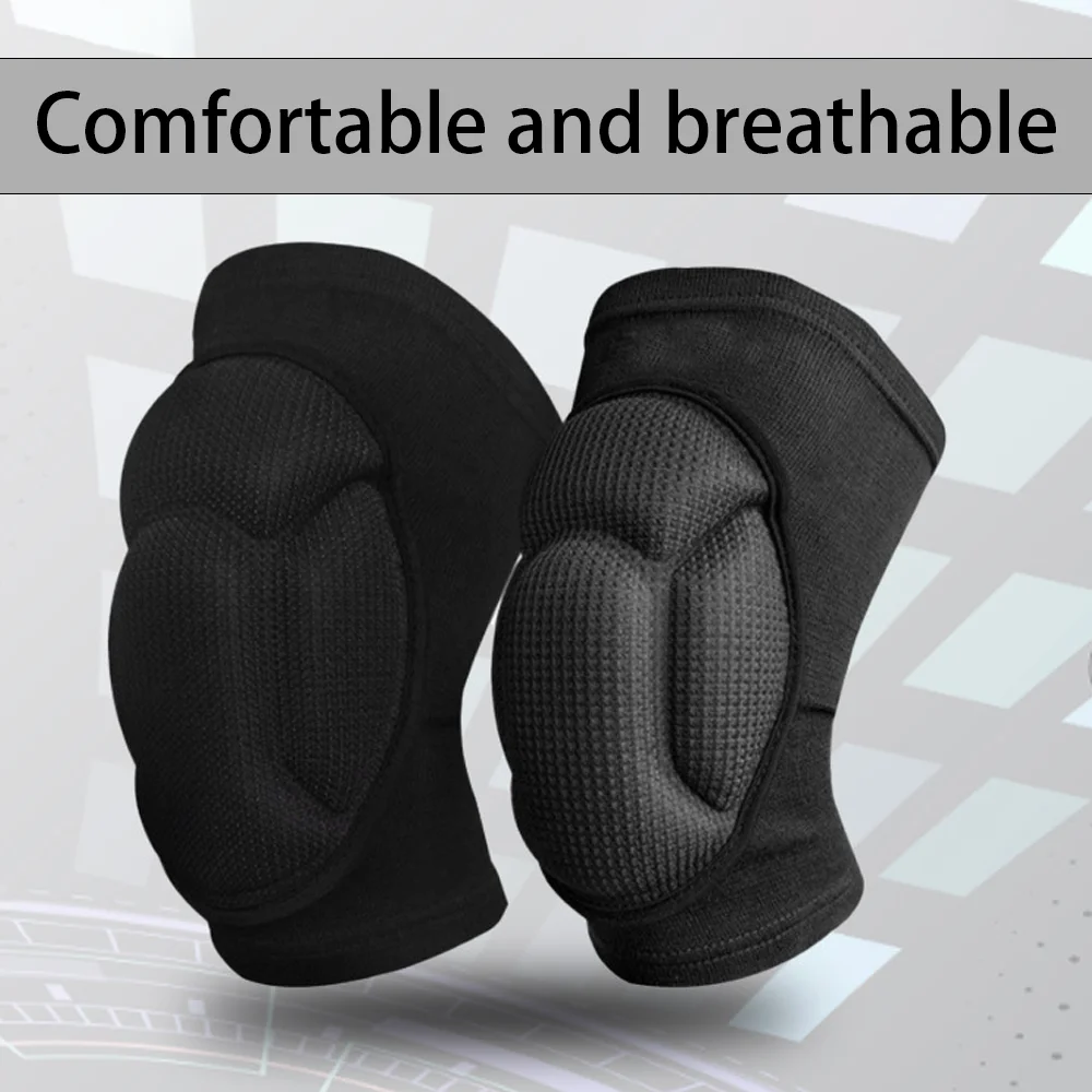 

2PCS Compression Support Knee Protection 25CM Sponge Thickness Breathable and Elastic anti-fall Knees Protections,For motion