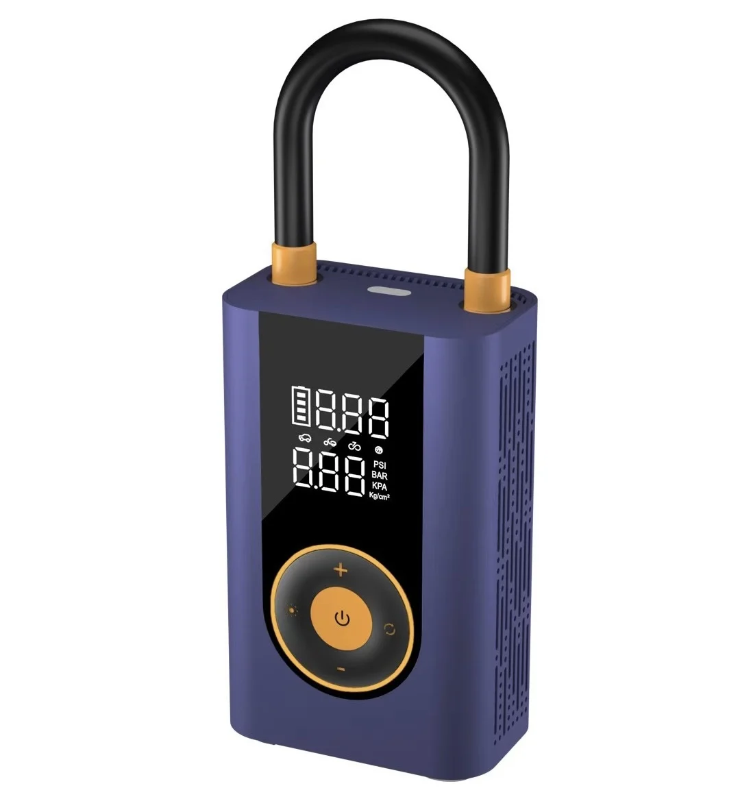 SXLL DWON مضخة هواء أوتوماتيكية رقمية محمولة صغيرة لاسلكية ضاغط هواء للسيارة منفاخ لإطارات السيارة مضخة كرة القدم والدراجة #2