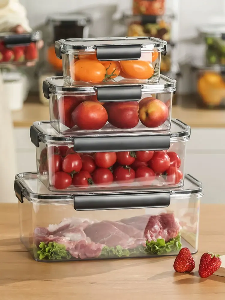 

Freshness preservation box, refrigerator storage box, transparent sealed box, frozen moisture-proof fruit and kimchi box