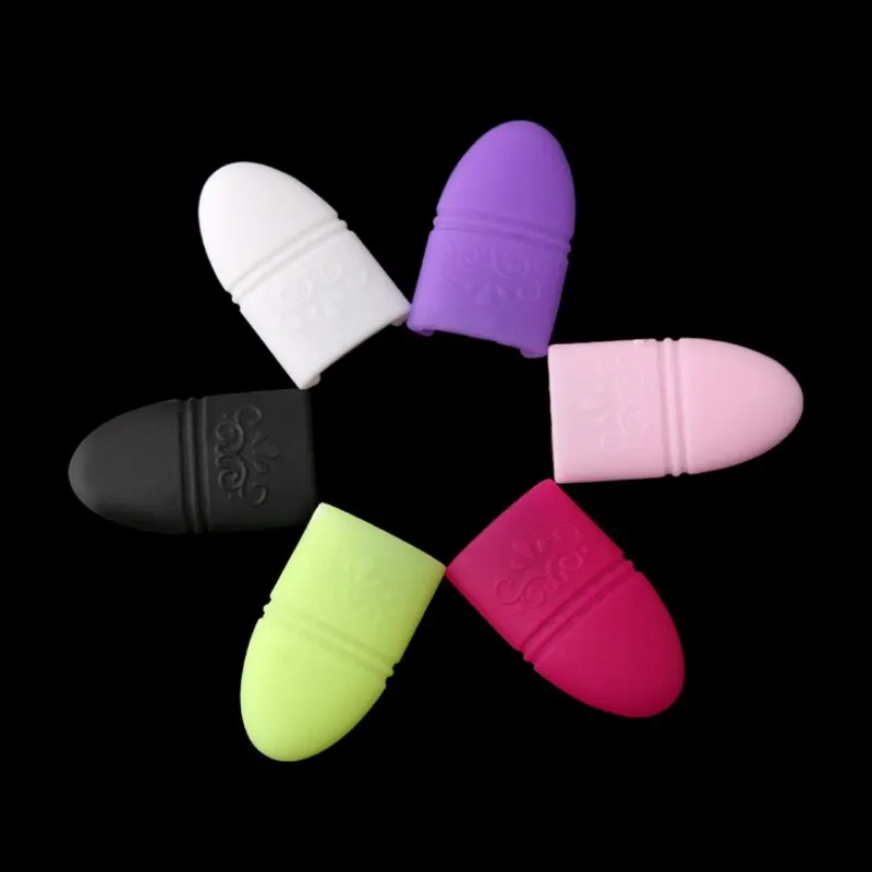 Dissolvant de vernis à ongles en silicone, capuchon de trempage, enveloppes réutilisables, caoutchouc, outils de manucure, rond, propre, polissage, gel UV, 10 pièces par sac