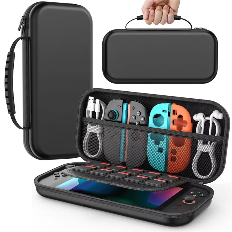 【Electronic-Accessories】For Nintendo For Switch 2 Game Console Carry Case Organizer Bag Portable Travel Hard Shell 2 Case Access