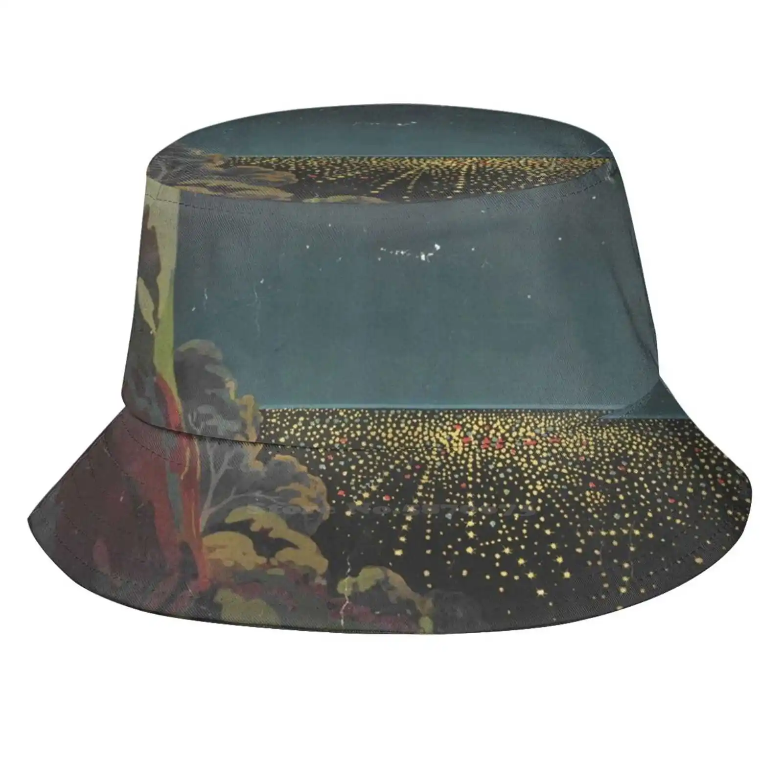 The Lights Of Adelaide From The Mount Lofty Ranges , Circa 1935 Fisherman's Hat Bucket Hats Caps Travel Tourism Mount Lofty Mt