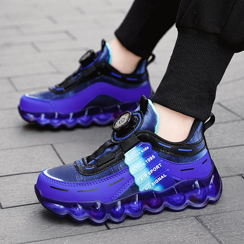 Neue rutschfeste Kinder-Turnschuhe aus Leder für Mädchen im Alter von 5 bis 16 Jahren, lässige Wanderschuhe, rutschfeste Kinder-Jungen-Sport-Lauf-Sneaker – Detail 15