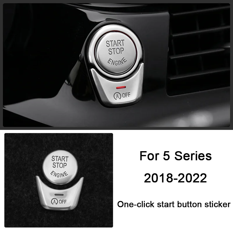 

For BMW 5 Series G38 G31 G30 F90 2018 2019 2020 2021 2022, Car CD Air Conditioning Function Button Steering Wheel Multimedia Cap