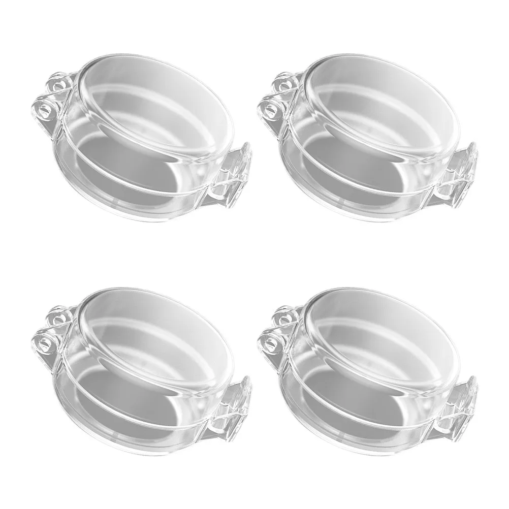 4 stuks gasfornuisschakelaar beschermende knopafdekkingen hittebestendige keukenveiligheidsbeschermer kindveilige vergrendeling veiligheidsafdekking voor thuis