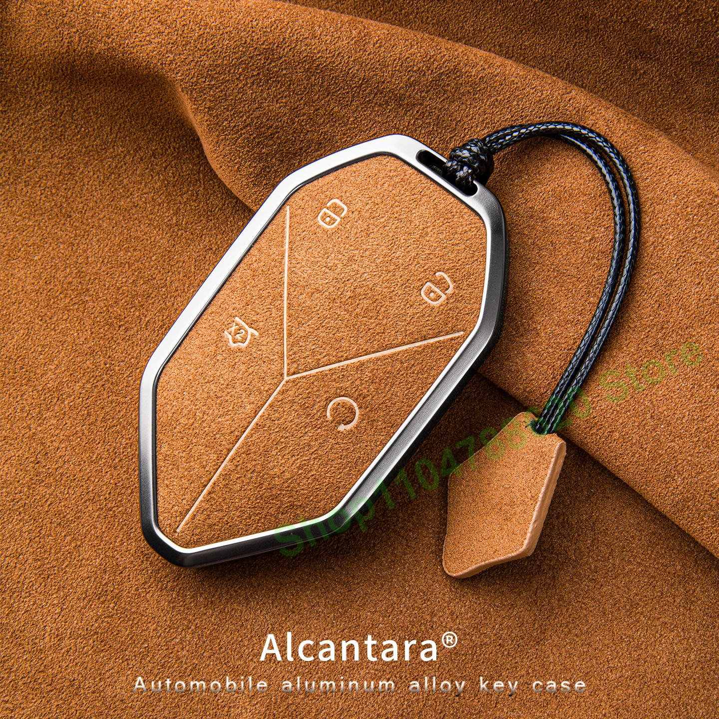 Car Suede Key Case Cover Shell Keychain for Formula Leopard 3 5 8 7 2025  Interior Decoration Accessories