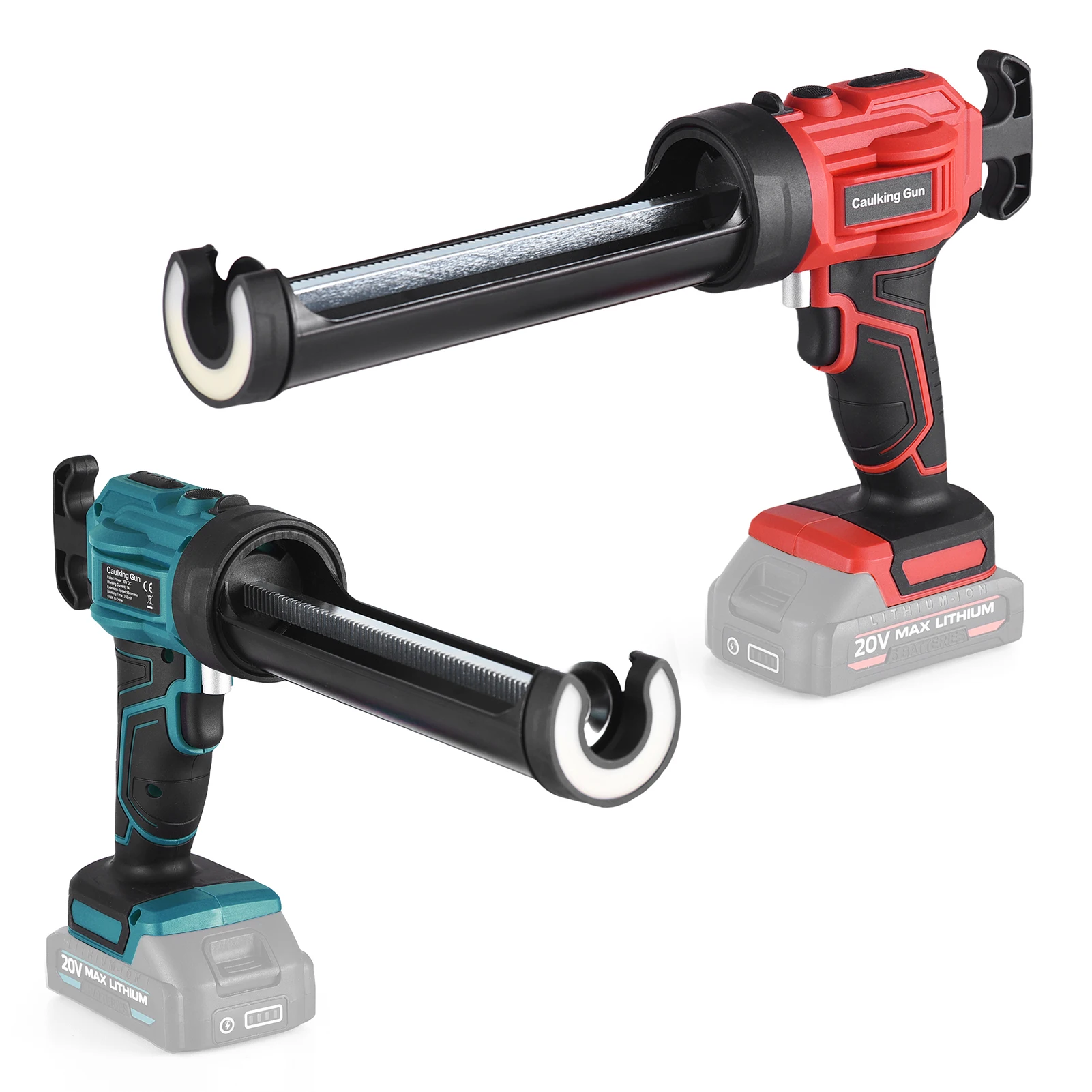 آلة السد اللاسلكية 20 فولت مجموعة أدوات السد الكهربائية المحمولة باليد 4 سرعات قابلة للتعديل وتصميم ضوء LED لملء الختم #1