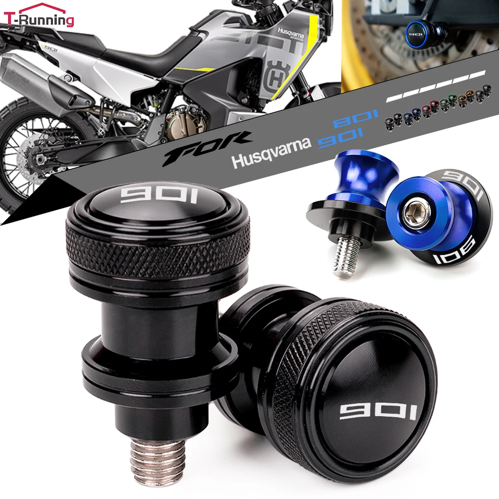 

For Husqvarna Svartpilen 401 901 801 Vitpilen 901 801 Swingarm Spools Slider Stand Screw Swing Arm Bolts CNC Motorcycle Parts