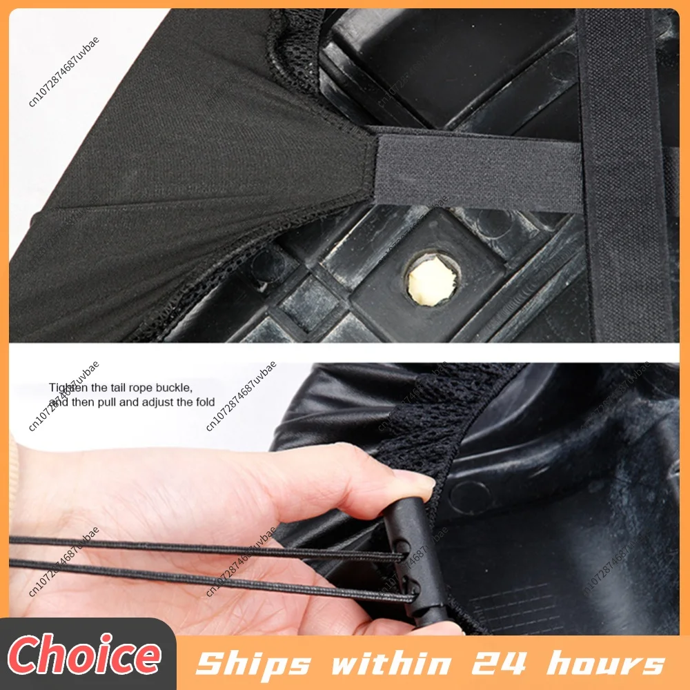 Motorcycle Seat Cover Rainproof Scooter Seat Protector with Drawstring Cycling Cushion Seat Protector Outdoor Biking Accessories - view 5