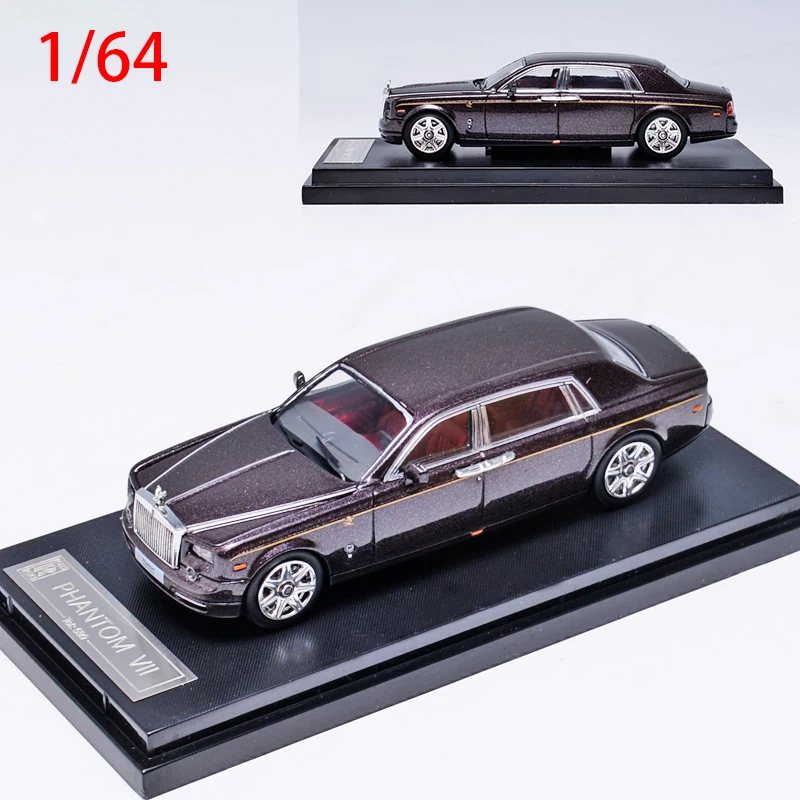 Diecast 1/64 Alloy Rolls-Royce Phantom Model Car Collection Toys for Boys Gif Souvenir Toy Vehicles in Stock Genuine