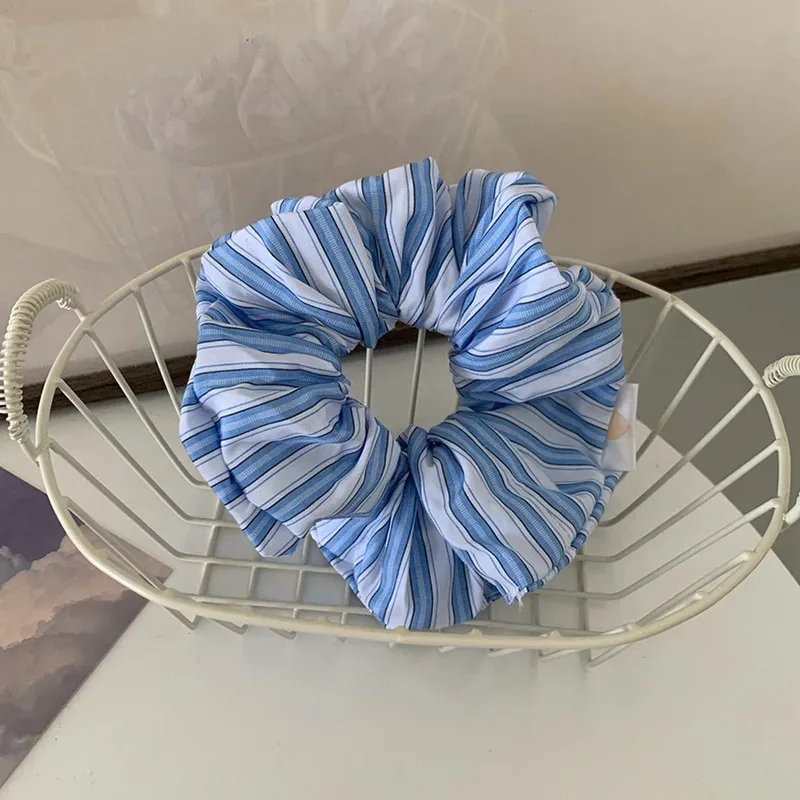 رباط شعر مرن كبير بخطوط جديدة للنساء، ربطات شعر متعددة الاستخدامات، حامل ذيل حصان للسيدات، إكسسوارات شعر موضة للفتيات