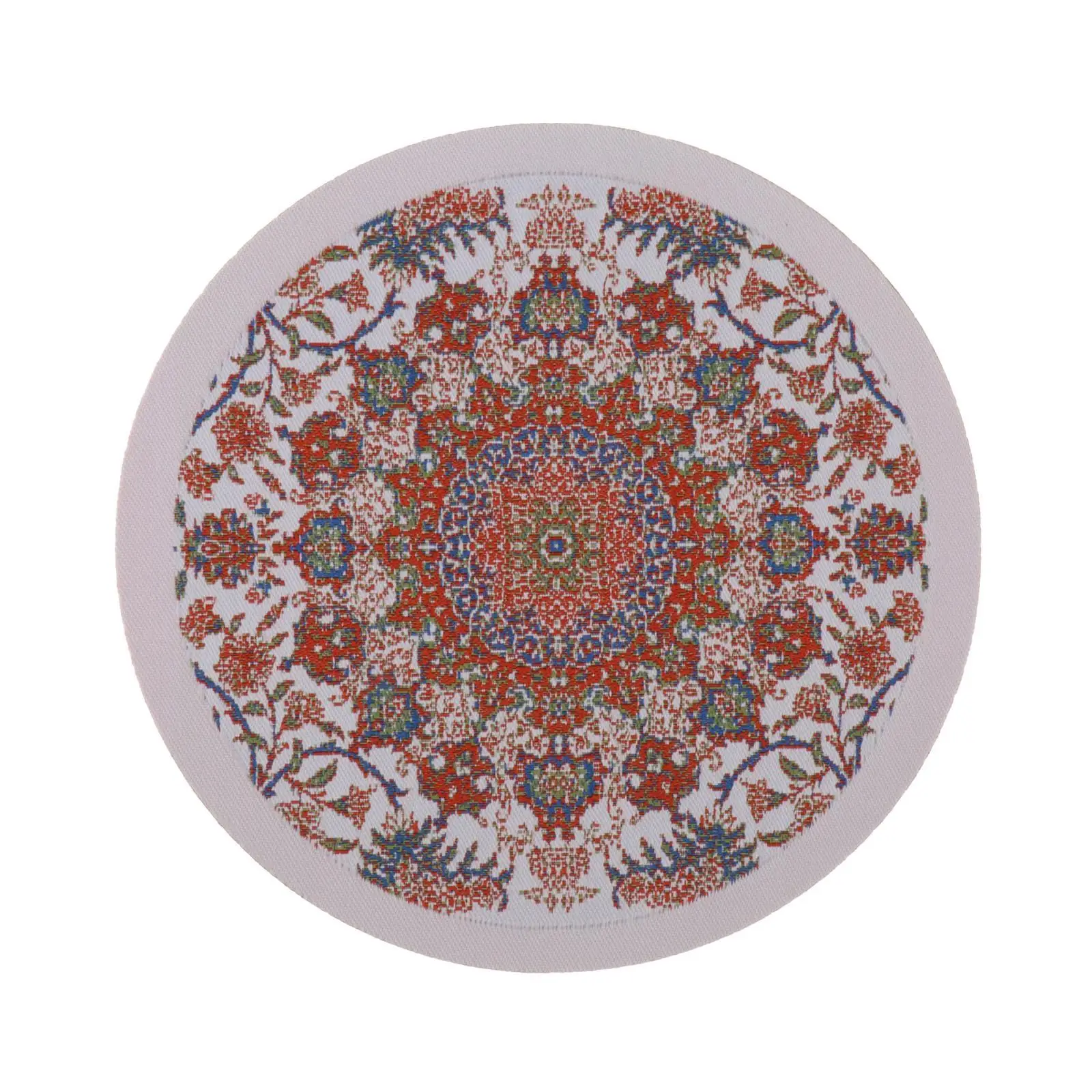 

Миниатюрный коврик для кукольного домика, аксессуары для кукольного домика, игрушка для ролевых игр, Плетеный мини-коврик для украшения кукольного домика 1:12