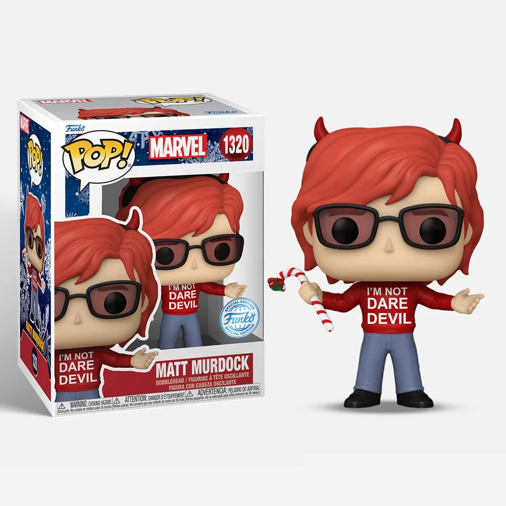 Funko Pop Marvel Matt Murdock #1320 Daredevil #1323 Limited Edition Vinyl Action Figures Dolls Toys Gift for Kids