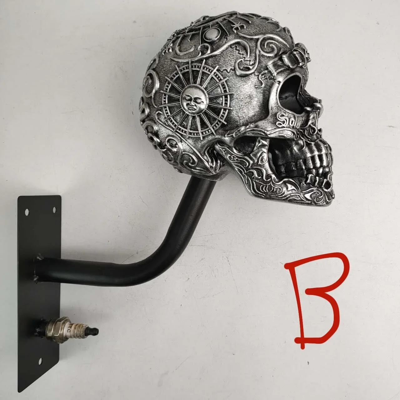 Halloween Creative Multifunctional Skull Storage Rack Living Room Desktop Decoration Crafts Ornaments