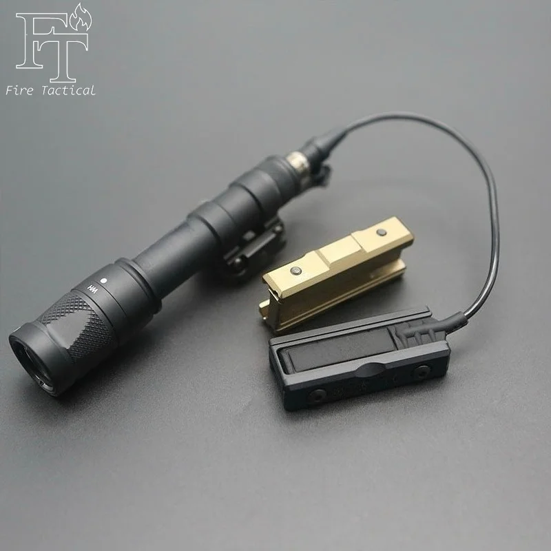 SF M300 M600 Flashlight MLO/21MM Rail Card Slot Remote Pressure Switch Metal Card Slot Tactical Light Accessories